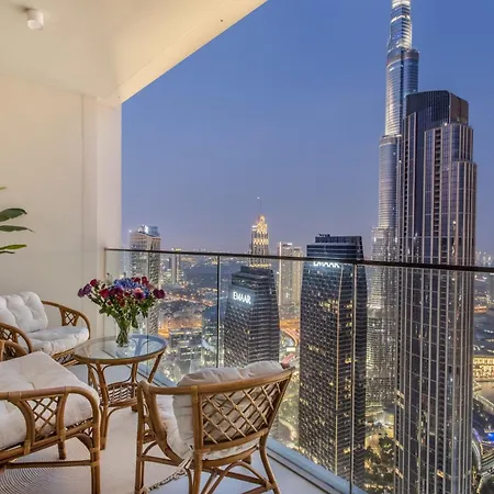 65Th High Floor - 4 Bedroom Apartment With Best Opera, Fountain & Burj Khalifa View - Downtown Dubai - Forte Tower 1 By Stayfinity For Max 9 Guests Exterior photo