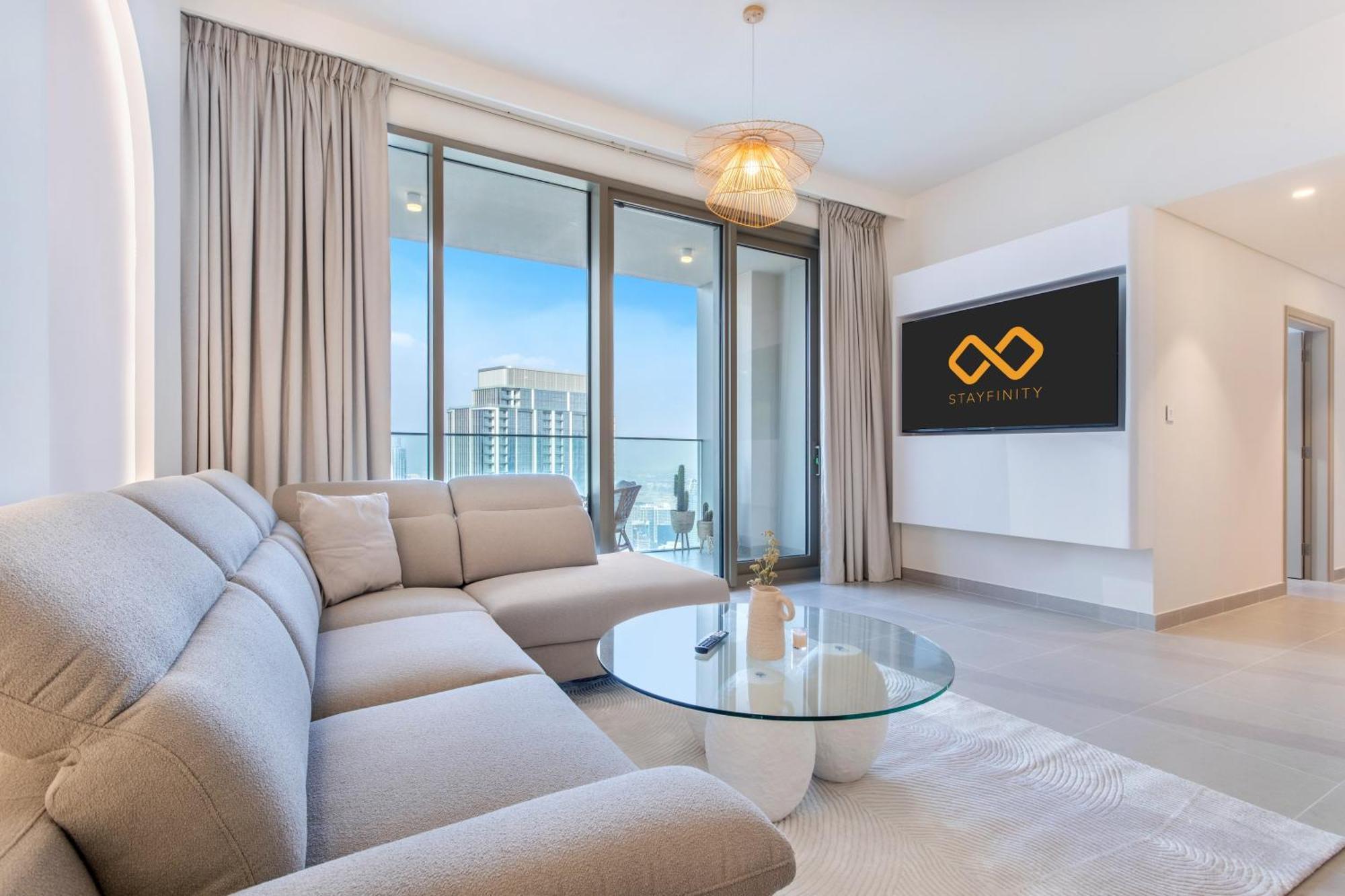 Apartment 65th High Floor - 4 Bedroom With Opera, Fountain & Burj Khalifa View - Downtown - Tower 1 By Stayfinity For Max 9 Guests Dubai