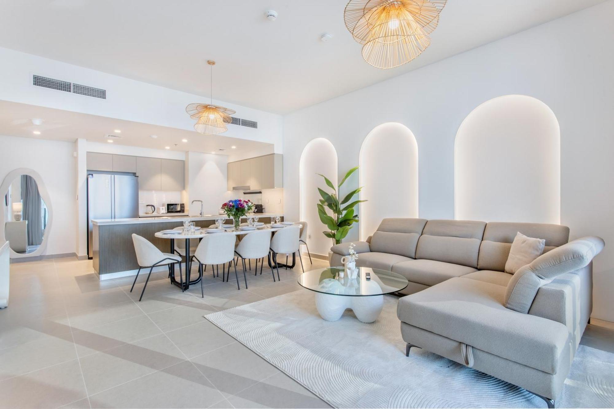 65th High Floor - 4 Bedroom With Opera, Fountain & Burj Khalifa View - Downtown - Tower 1 By Stayfinity For Max 9 Guests * Dubai