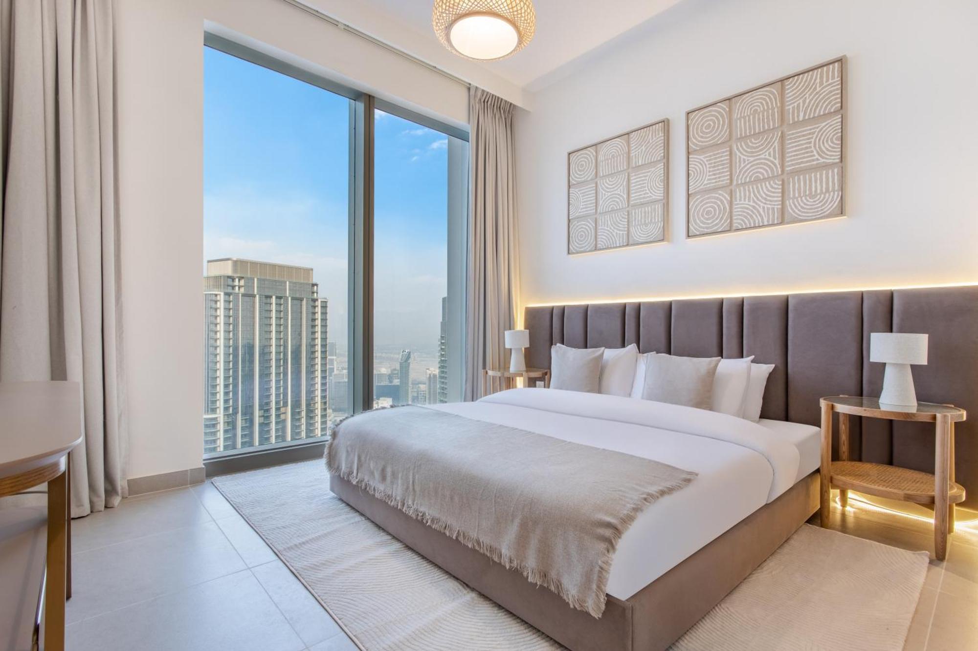 Apartment 65th High Floor - 4 Bedroom With Opera, Fountain & Burj Khalifa View - Downtown - Tower 1 By Stayfinity For Max 9 Guests *
