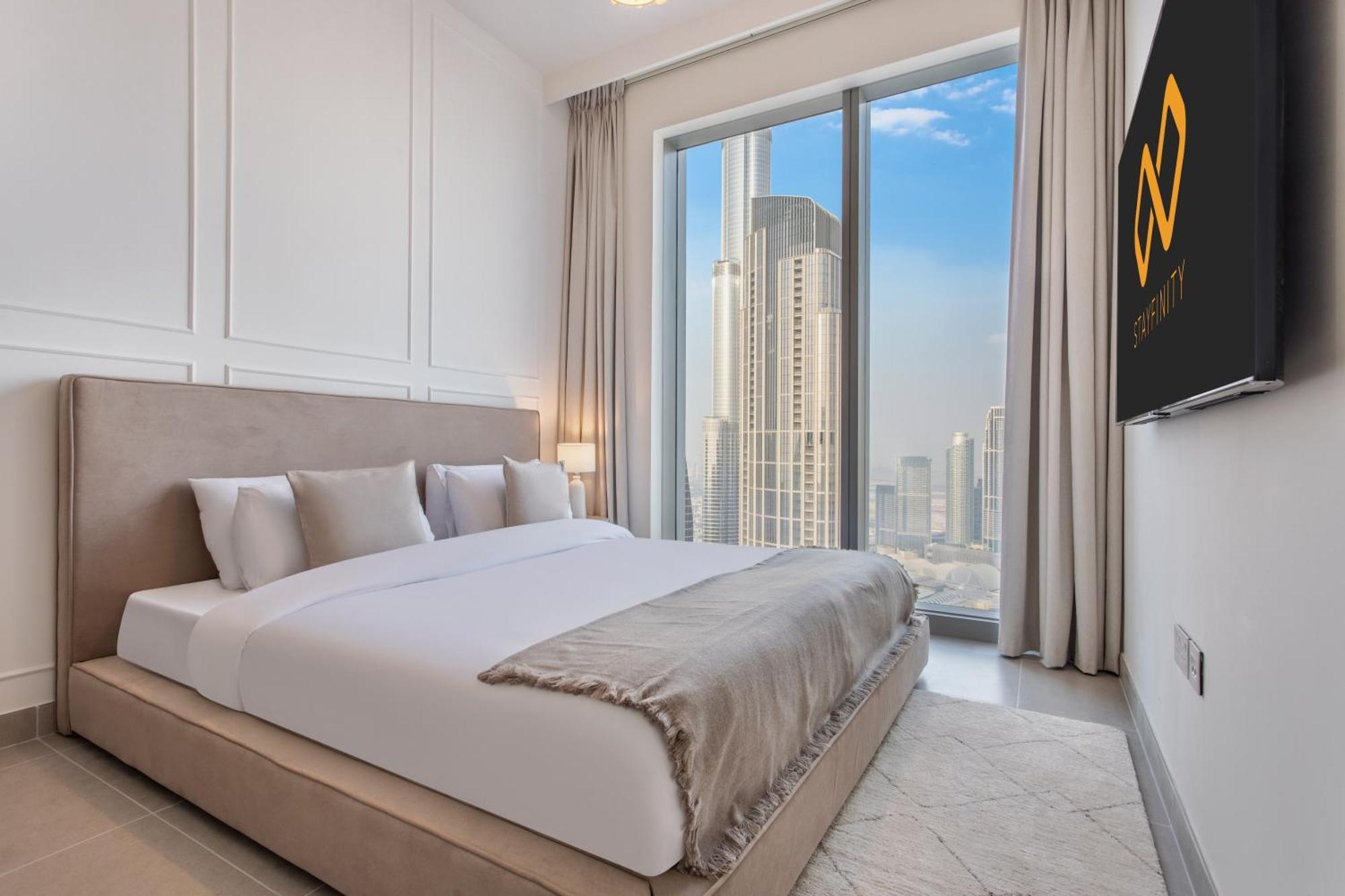 65th High Floor - 4 Bedroom With Opera, Fountain & Burj Khalifa View - Downtown - Tower 1 By Stayfinity For Max 9 Guests *