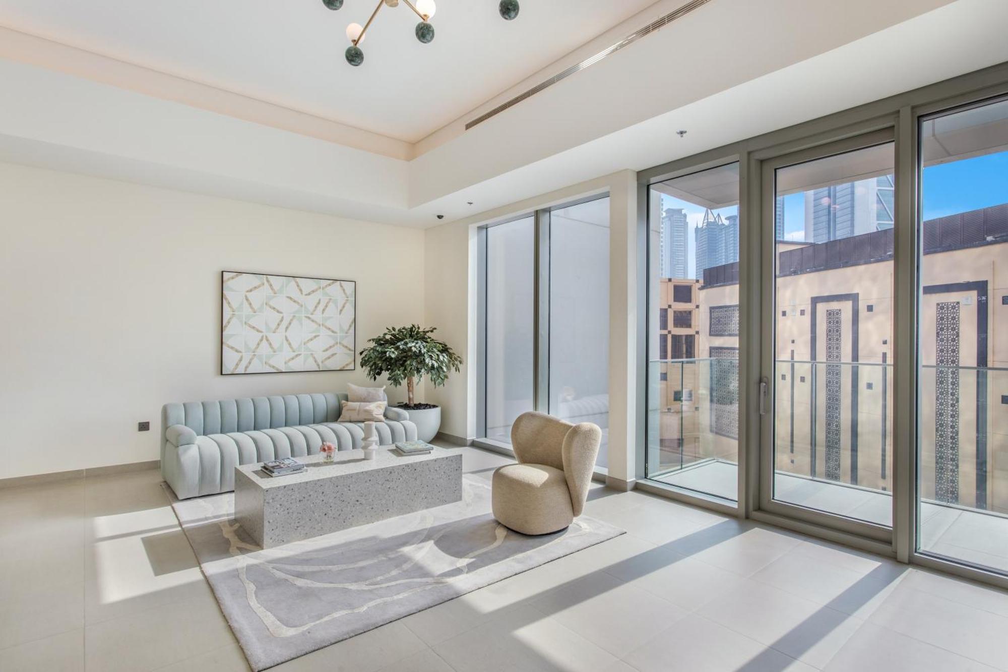 65th High Floor - 4 Bedroom With Opera, Fountain & Burj Khalifa View - Downtown - Tower 1 By Stayfinity For Max 9 Guests * Dubai